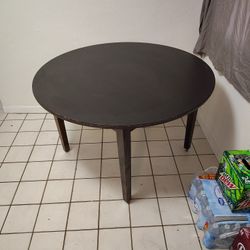 Heavy Solid Wood Dining Table 