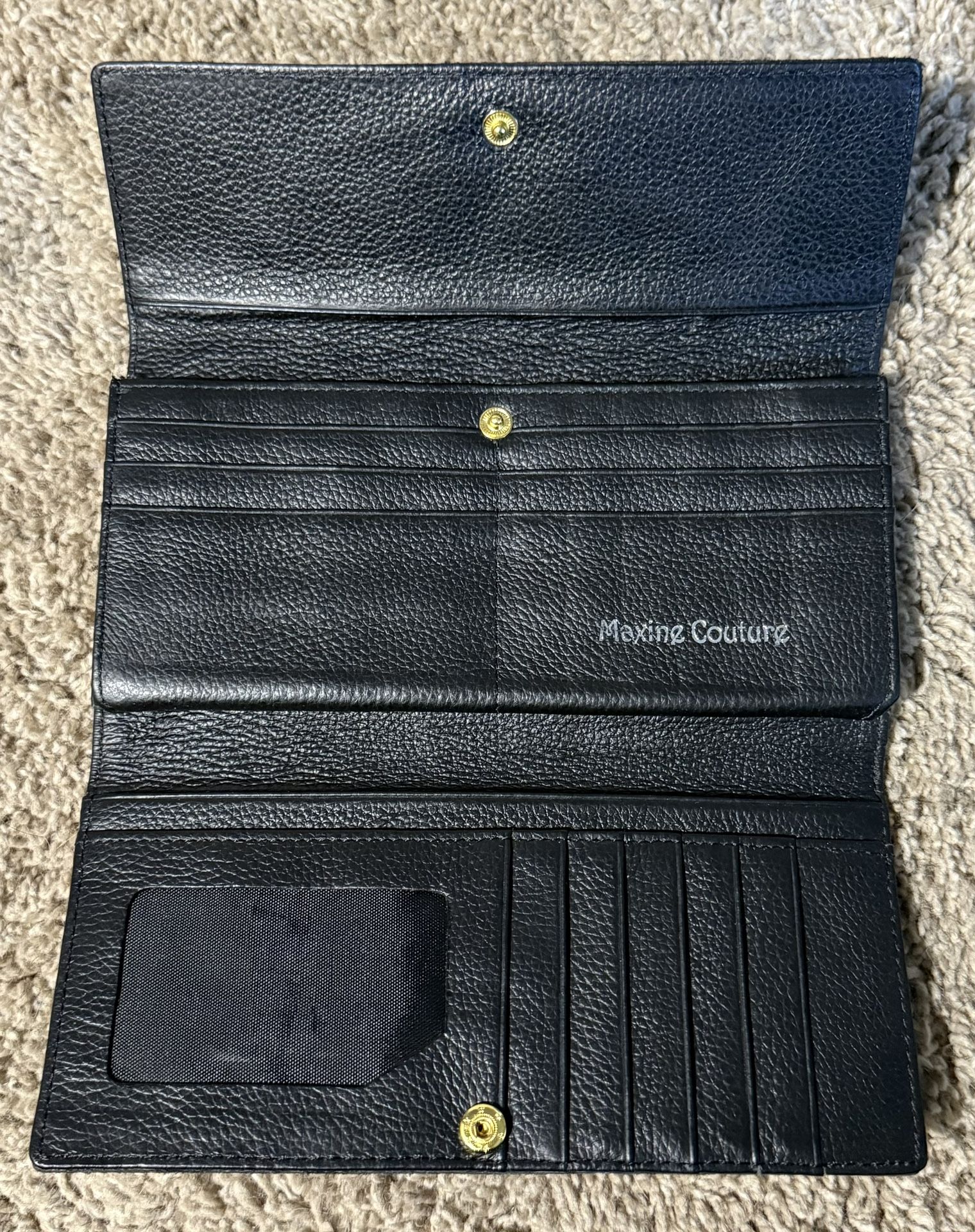 Maxine Couture Black Wallet