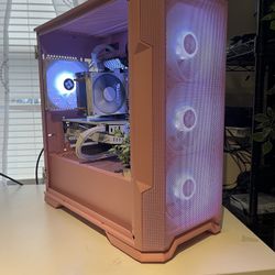 Pink And White Budget Gaming Pc