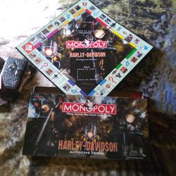 Harley Davidson Monopoly Game Super Rare Collectors Edition