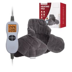 Ambershine 19''x24'' Weighted Neck & Shoulder Heating Pad, 2.5lbs with 12 Temperature Settings& 4 Auto-Off Timers, Pain Relief for Neck/Shoulder/Back,