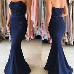 Portia And Scarlett Blue Prom Dress 