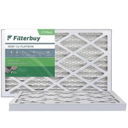 2 packs air filter 12*20*1