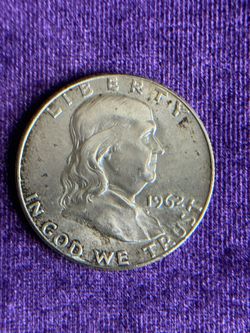 1962 Benjamin Franklin Silver Dollar