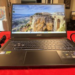 MSI Cyborg 15 Gaming Laptop, i7 12650H (4.7Ghz), GeForce RTX 4060, 32GB DDR5, 2TB M.2 NVME SSD, 144Hz, Like New