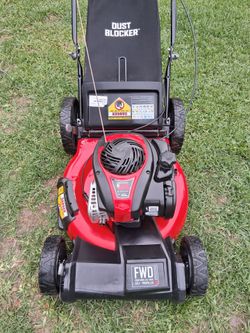 Craftsman self-propelled mower with bagger