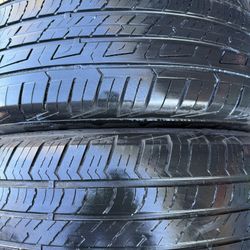 235/60R18 2 used tires cooper