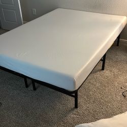 Full-Sized Matress With Frame