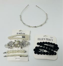 Hair clips and headband
