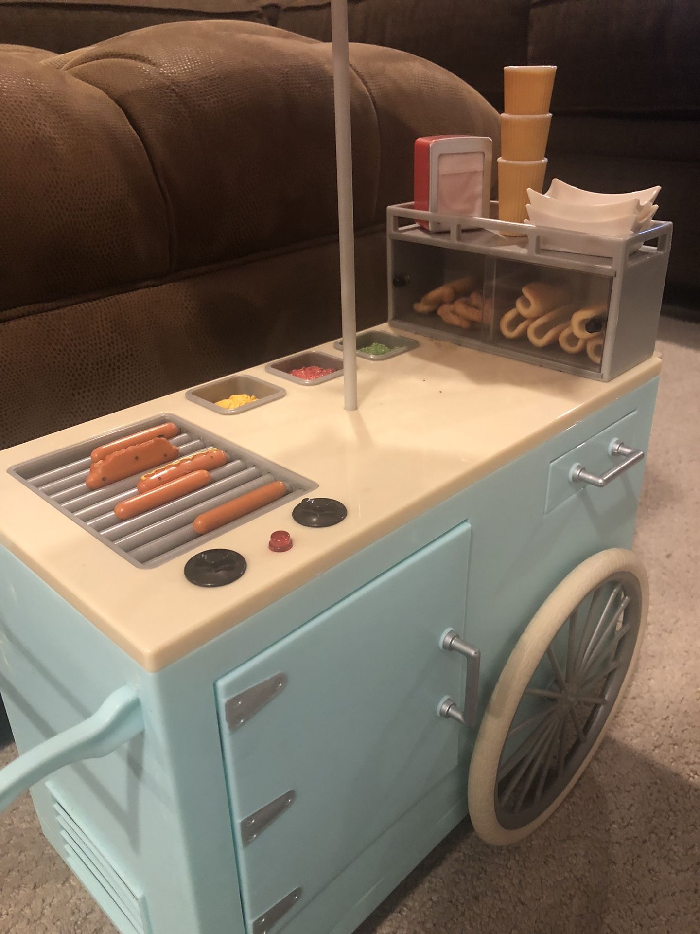 Hot dog Cart For dolls