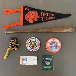 Detroit Tigers Vintage Memorabilia