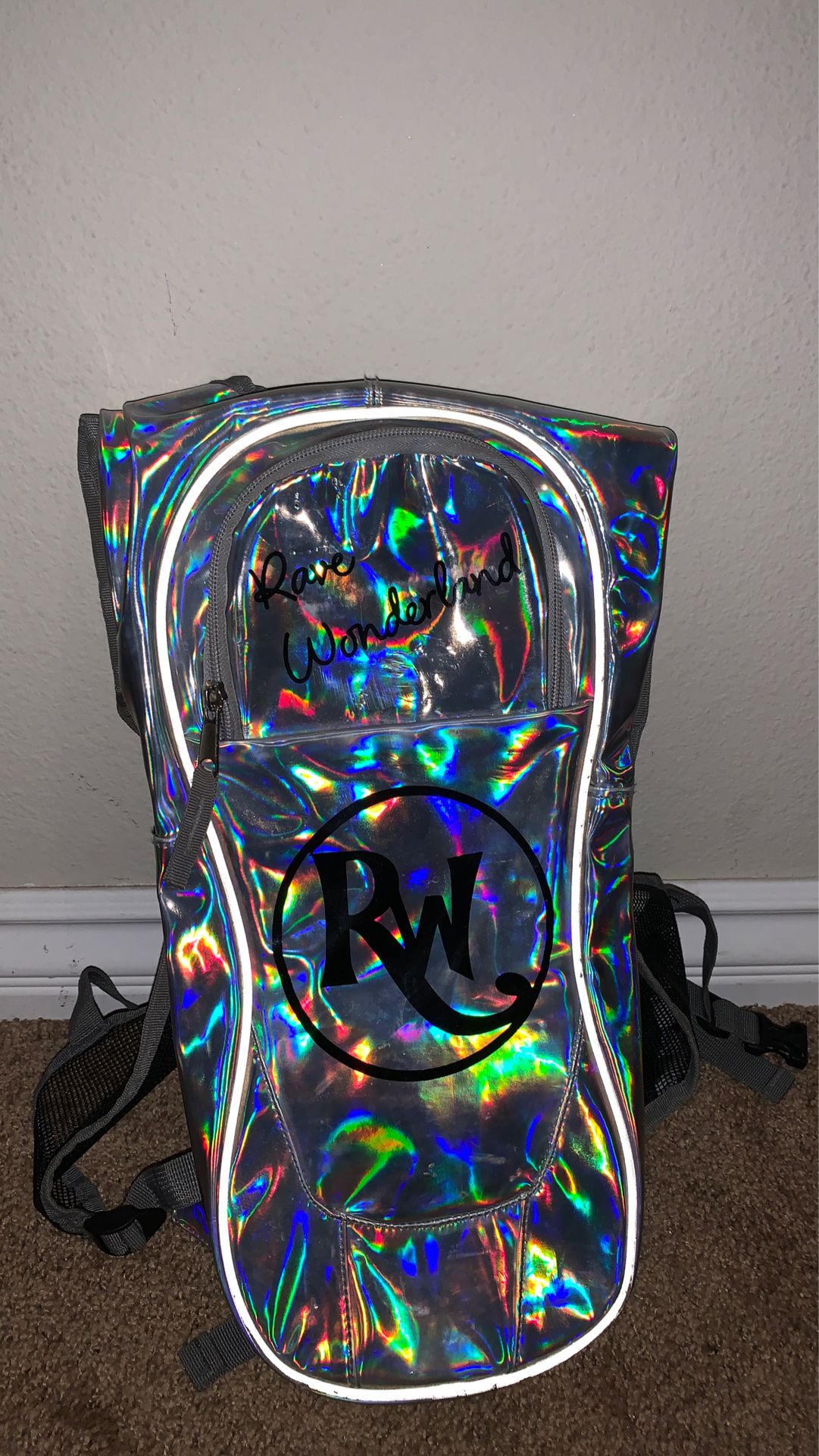 RAVE WONDERLAND Hydration Backpack / water pack not included.