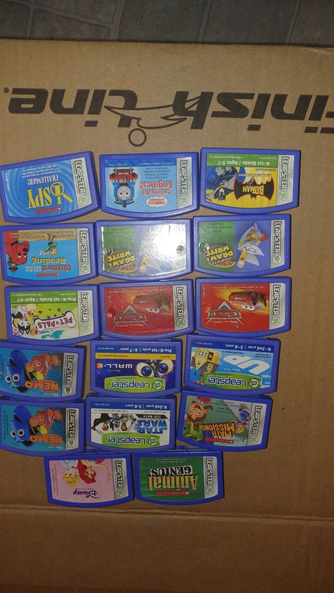 Leapster games $5 each