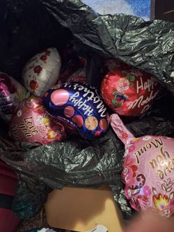 Mothers day balloons & clear bags