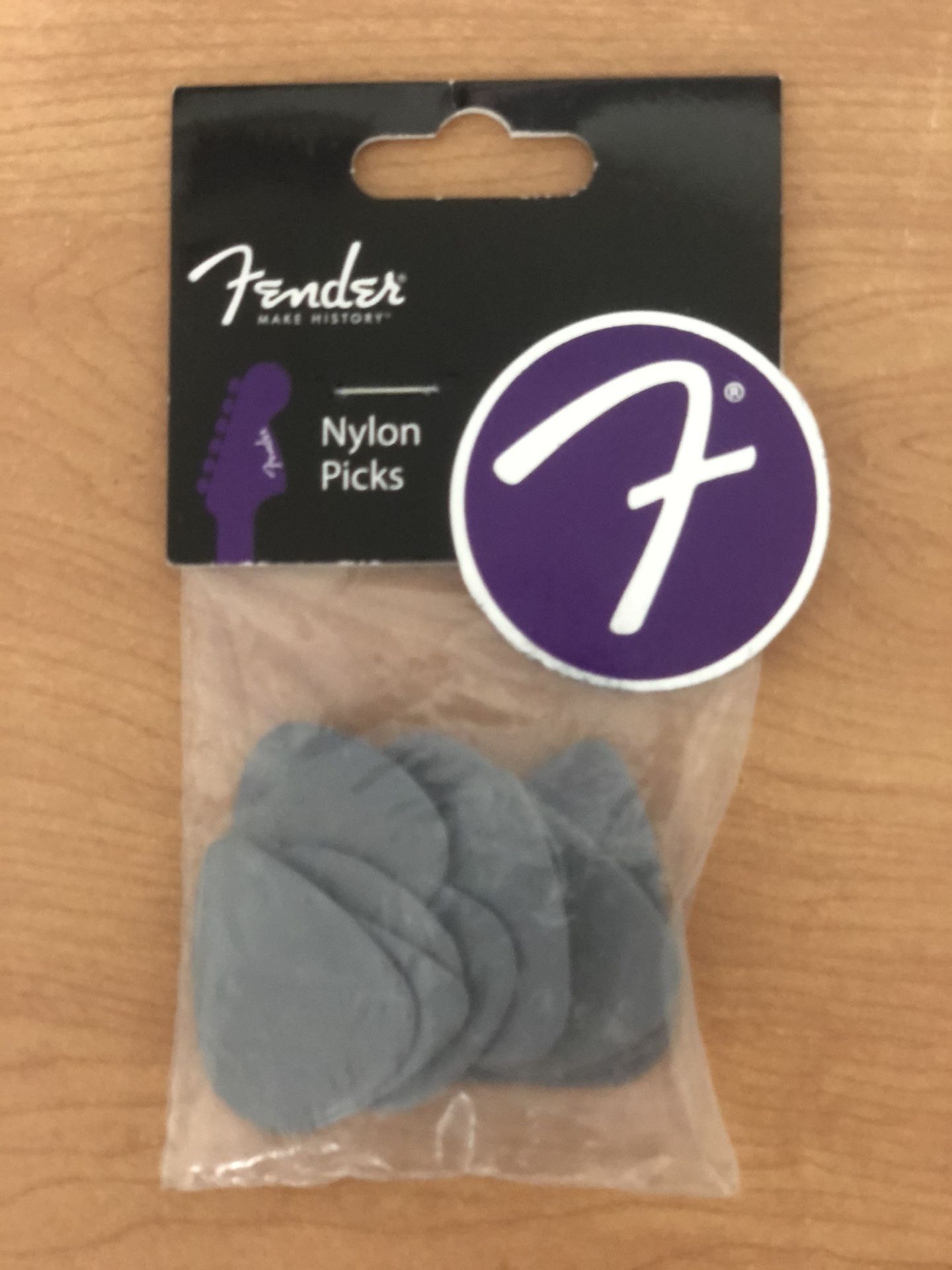 GENUINE 12 FENDER PICKS “ HEAVYh .88 mm” GREY color, brand new sealed, Guitar, Bass, Acoustic, Effects, Amp