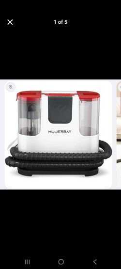Vacuum Carpet Cleaner, MUJERBAY Protable Spot and Stain Upholstery Cleaner