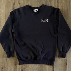 CYRK Clothing Company Pullover Sweatshirt Maine Lobster Navy Blue Size M USA 