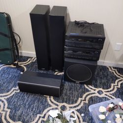 Polk Audio And Onkyo Home Theater Speakers And Recievers