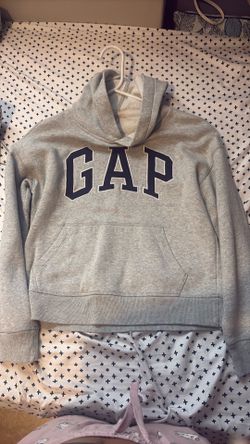 Kids gray and blue gap hoodie