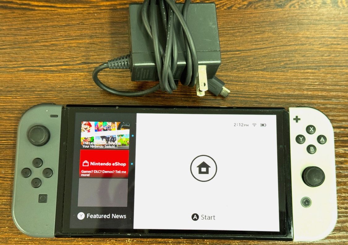 Nintendo Switch OLED Model Handheld Console System with Charger - Good - READ