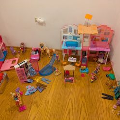 Lot Of Barbies & Kits