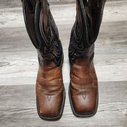 Justin Cowboy Work Boots 