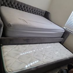 Full Size Bed With Twin Trundle Daybed 