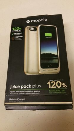 Iphone 6 Mophie Battery Case- Gold