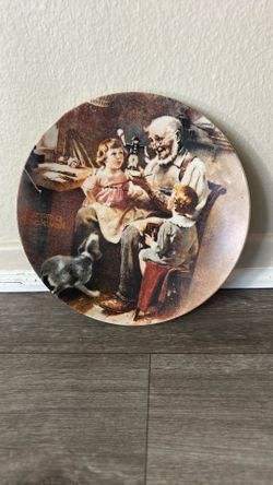 Norman Rockwell Plate 