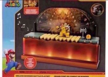 Super Mario Deluxe Bowser Battle Playset