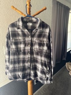 Women’s button-down flannel