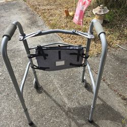 Folding Walker with Front Wheels – Lightweight & Adjustable 