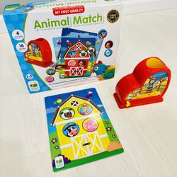 My First Grab It! Animal Match Game/Puzzle