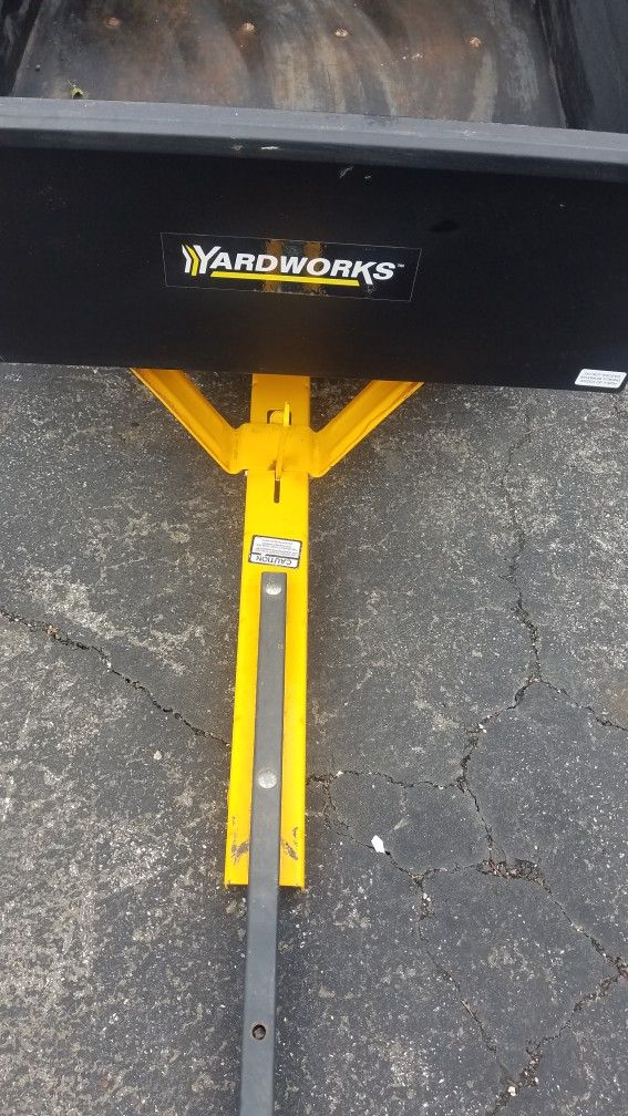 Yardworks Steel Tow Behind Utility Dump Cart for Sale in Palos Heights