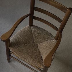 Pair Of Vintage French Rustic Armchairs 