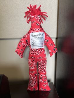 Red & Black Parsley Dammit Doll