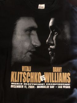 Official Vitali Klitschko vs Danny Williams Fight T-shirt Sz ( XXL)
