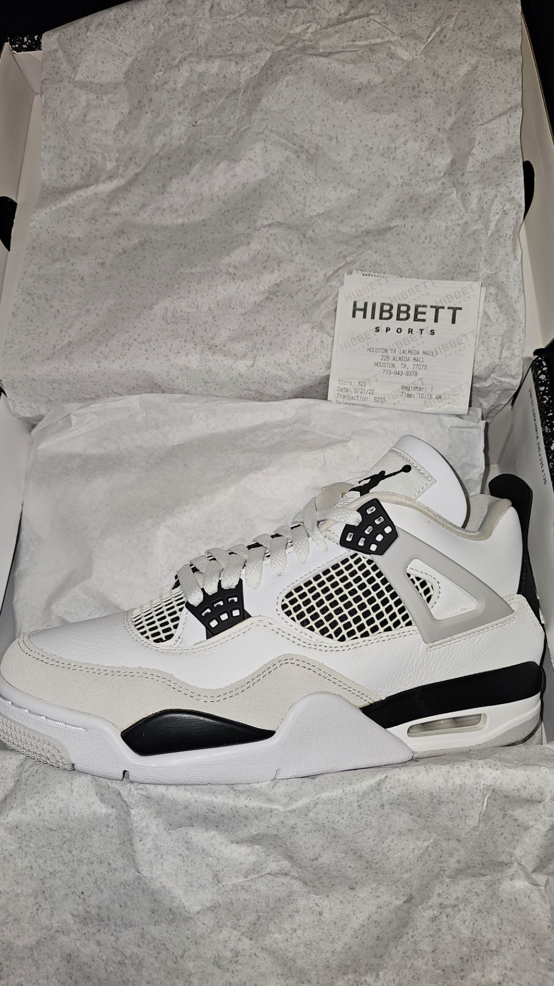 Jordan 4 "Military Black"