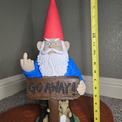 Yard Gnome Concrete Statue 