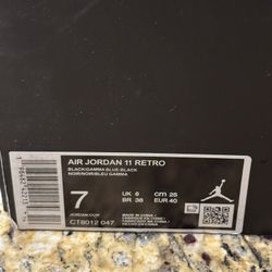 Air Jordan 11 Retro 'Gamma Blue' 2025 