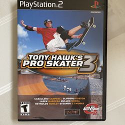 PlayStation 2 (PS2) Tony Hawk Pro Skater 3 Video Game