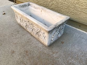 Vintage cement Tuscan planter