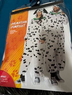 Adult Dalmatian Jumpsuit Costume One Size & infant 18-24 months