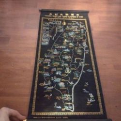 Taiwan republic of china wall scroll very nice