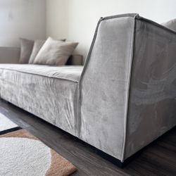 Light Taupe Oversized Sofa 