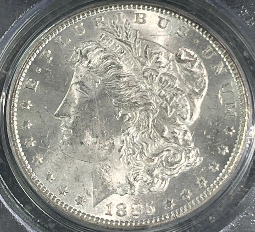 1885-CC $1 Silver Morgan Dollar