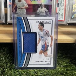 Federico Chiesa 2023-24 Panini Immaculate Collection Patch Italy