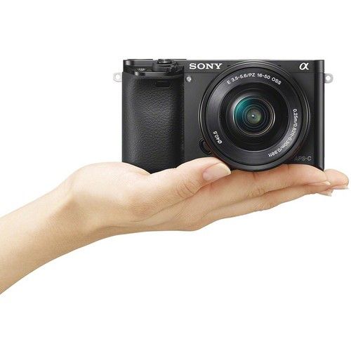 Sony Alpha a6000 Mirrorless Digital Camera with 16-50mm Lens (Black)