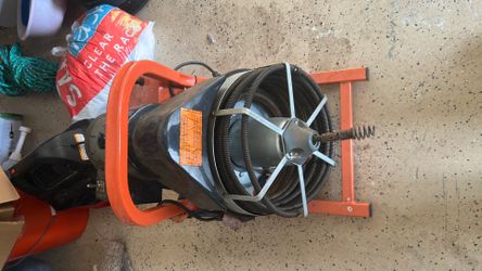 Commercial sewer snake machine 50ft