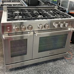 Dacor 48” Wide Stainless Steel All Gas Range 